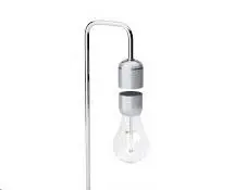 Levitating Lamp Rectangle Base Silver - لمبة
