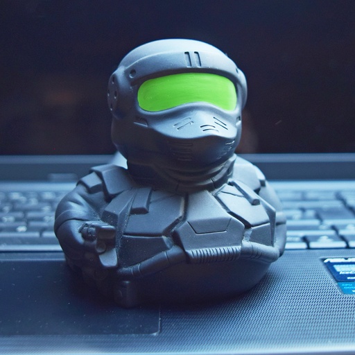 Cyber Soldier Duck - بطة